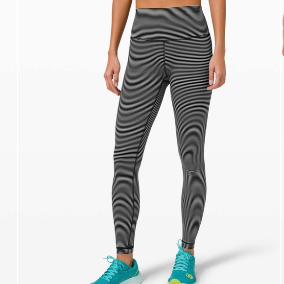lululemon wunder under stripe leggings - Picture 2 of 9